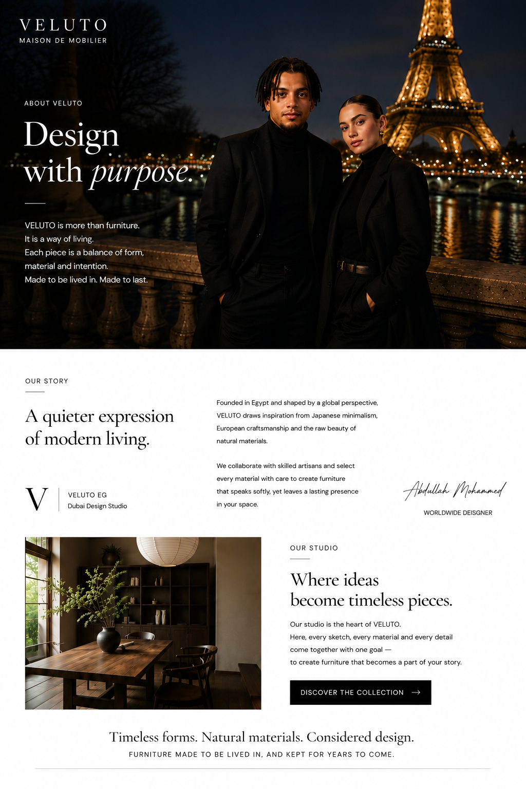 Design with purpose