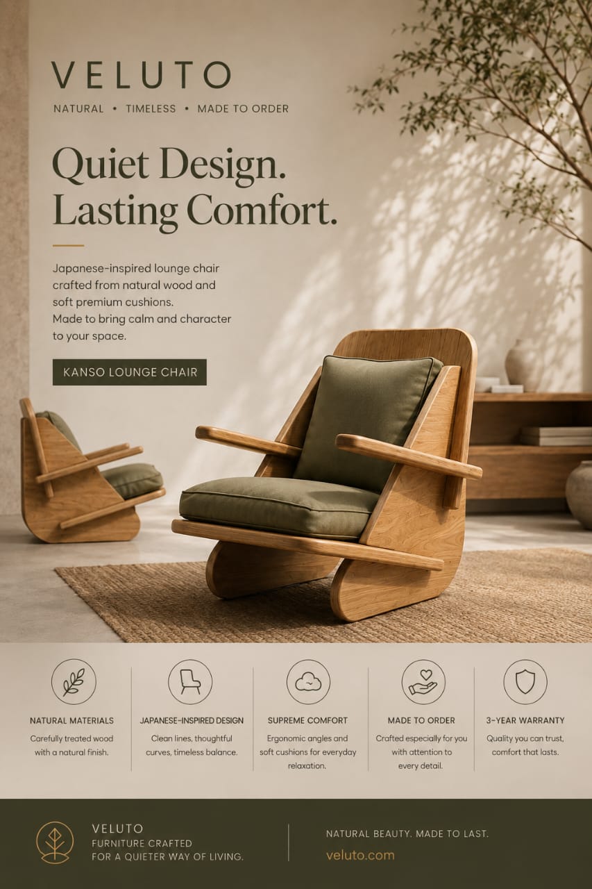 Premium Japanese Lounge Chair